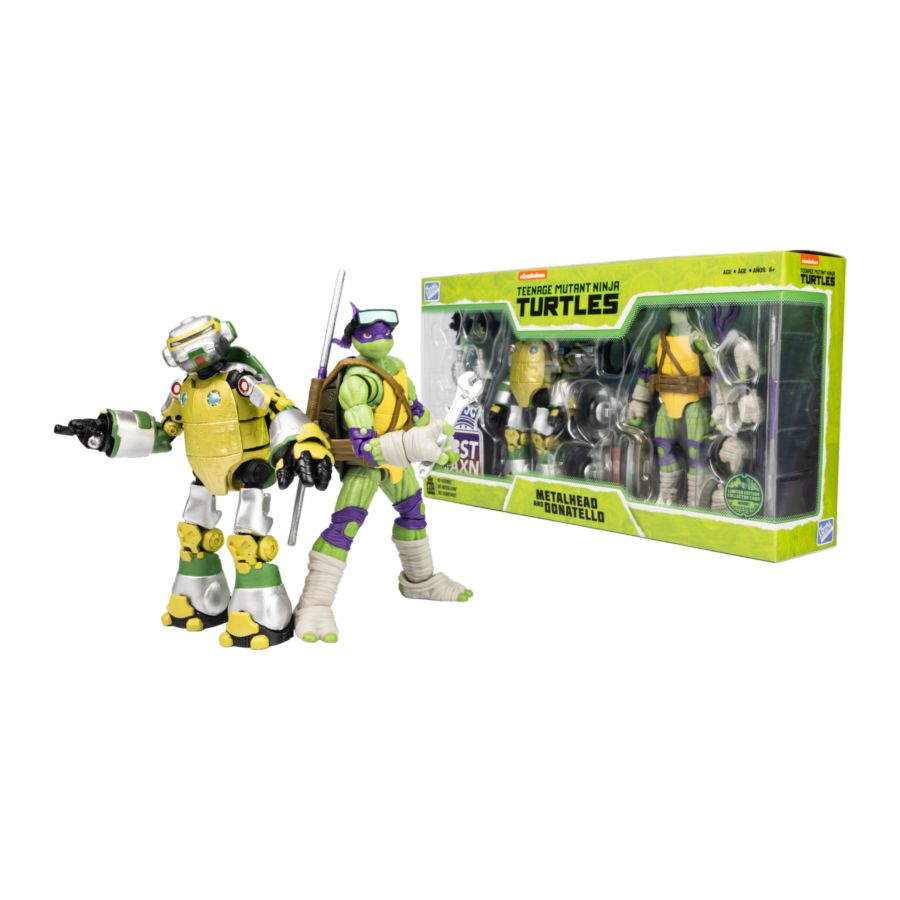 TMNT - Metalhead & Donatello BST AXN 1:15 Scale Action Figue Set [2PK]