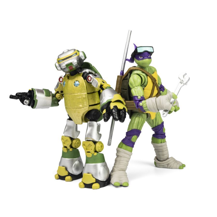 TMNT - Metalhead & Donatello BST AXN 1:15 Scale Action Figue Set [2PK]