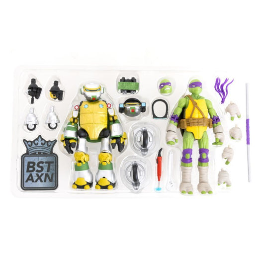 TMNT - Metalhead & Donatello BST AXN 1:15 Scale Action Figue Set [2PK]