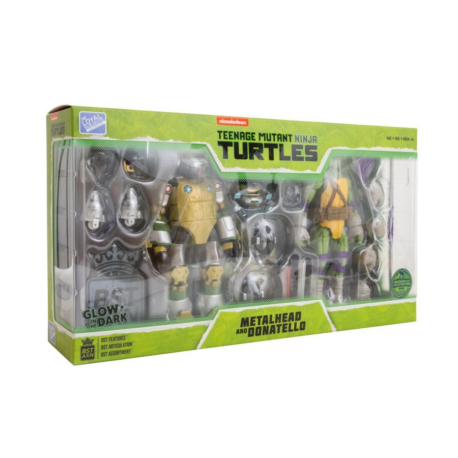 TMNT - Metalhead & Donatello BST AXN 1:15 Scale Action Figue Set [2PK]