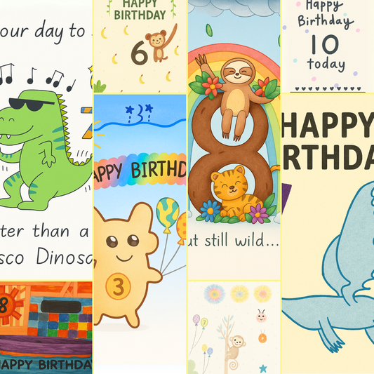 Birthday Card Range - Local Artists - Kids
