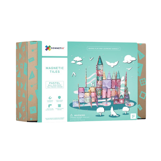 Connetix Pastel Ball Run Pack (106 Pieces)