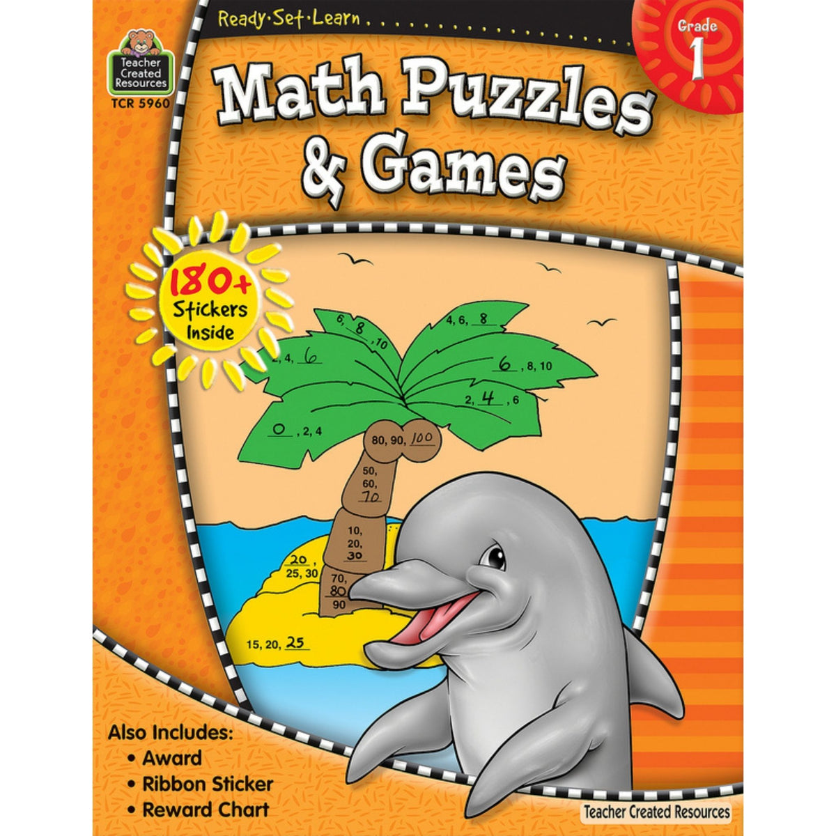 Math Puzzles and Games - Ready Set Learn Book