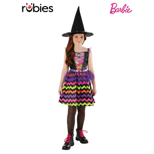 Barbie Colourful Witch Costume – Child