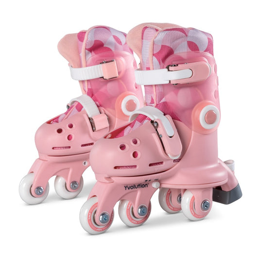 Yvolution Twista Skates – 2-in-1 Adjustable Learner & Inline Skates