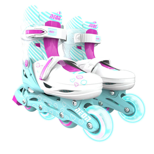 Yvolution Neon Inline Skates – Adjustable LED Skates