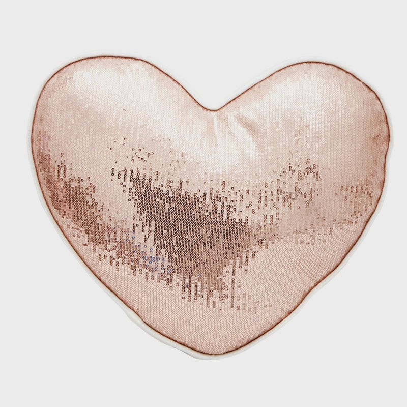 Harper Bee Cushion - Rose Gold Sequins