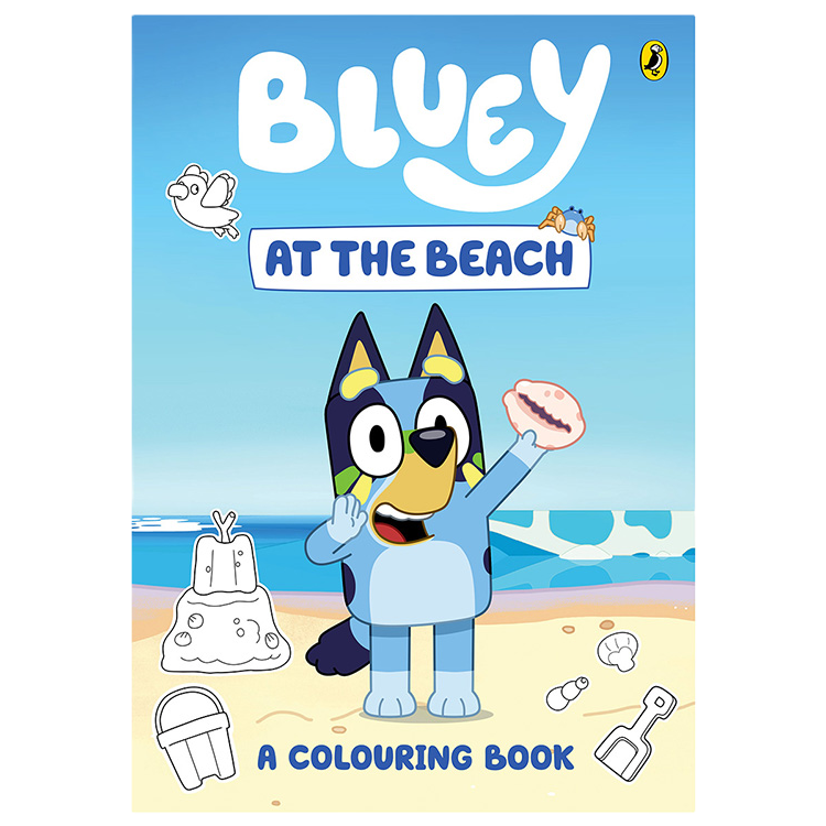 Bluey at the Beach Colouring Book