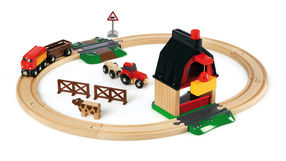 BRIO - Farm Railway Set (20 pieces)