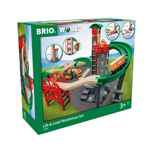 BRIO - Lift and Load Warehouse Set (32 pcs)