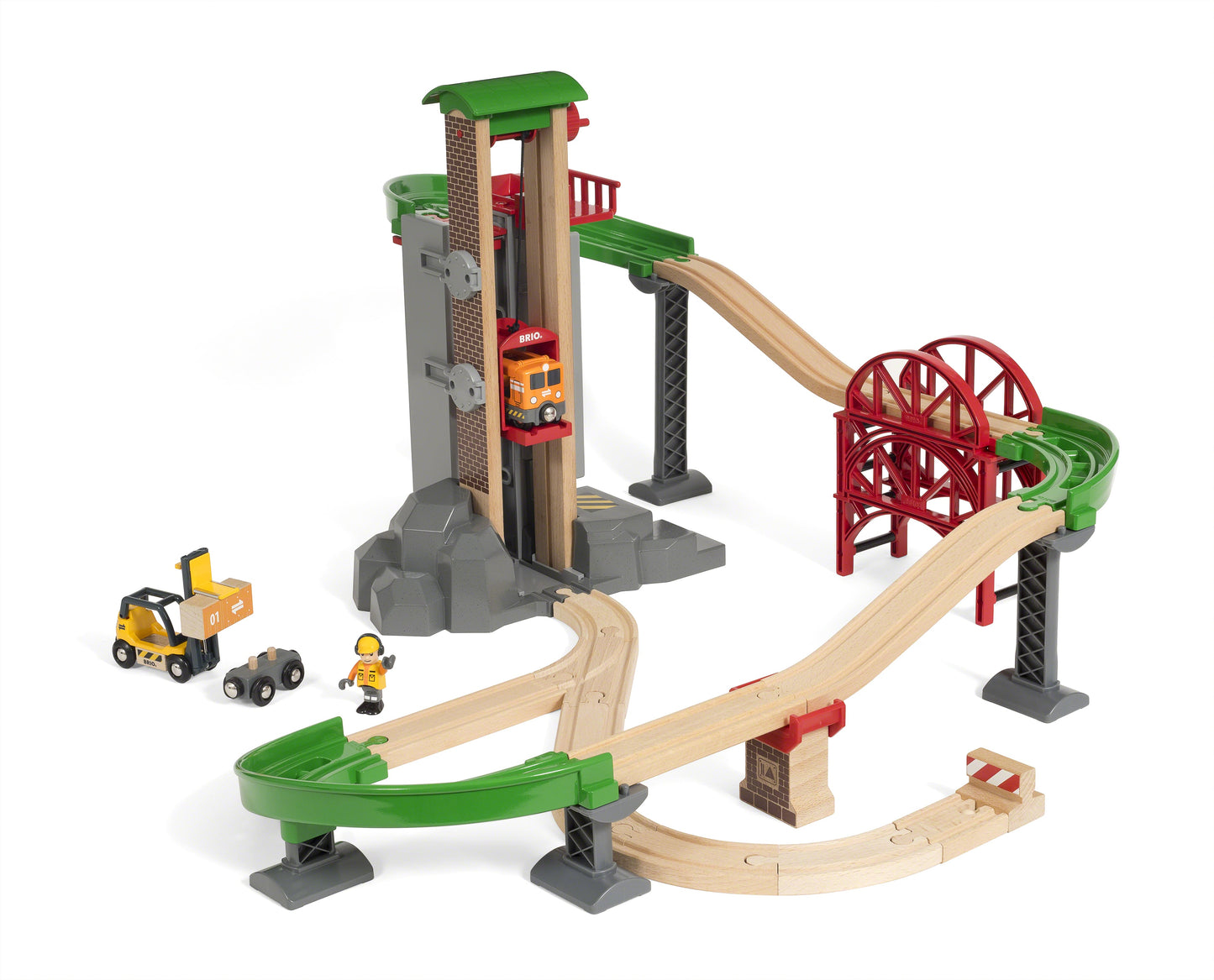 BRIO - Lift and Load Warehouse Set (32 pcs)