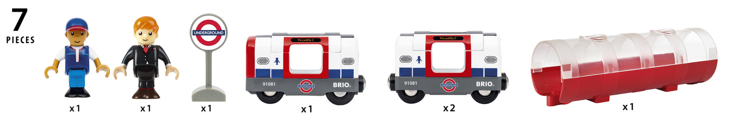 BRIO - London Underground Train (7 pieces)