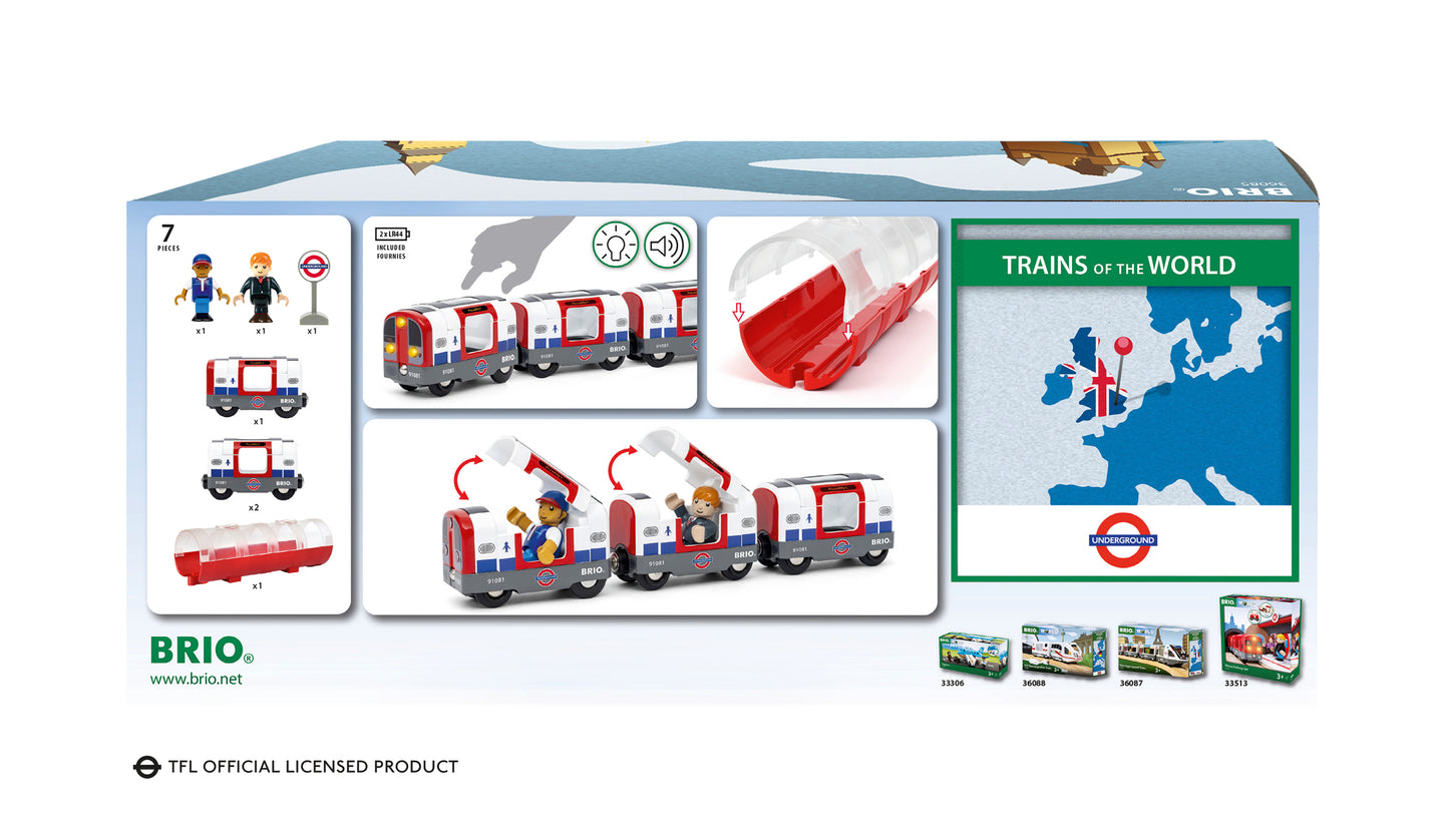 BRIO - London Underground Train (7 pieces)
