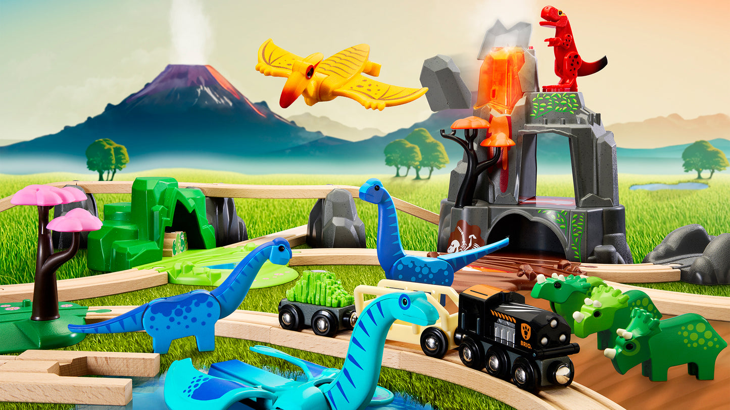 BRIO - Dinosaur Deluxe Set 45 pieces