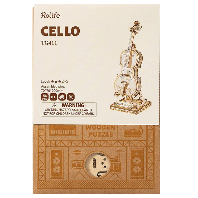 Cello - 3D Wooden Kit