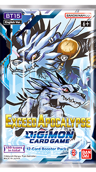 Digimon Card Game: Exceed Apocalypse Booster Pack [BT15] – one individual booster pack