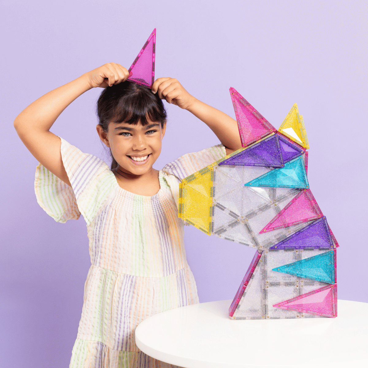 Connetix Glitter Unicorn Pack