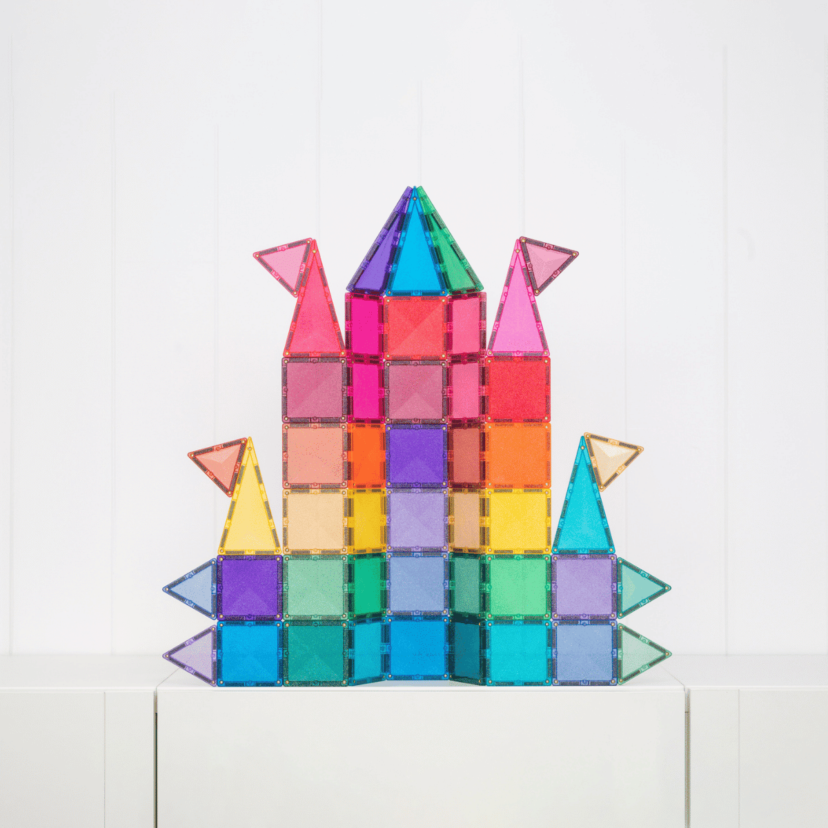 Connetix Glitter Castle Pack (48 pcs)