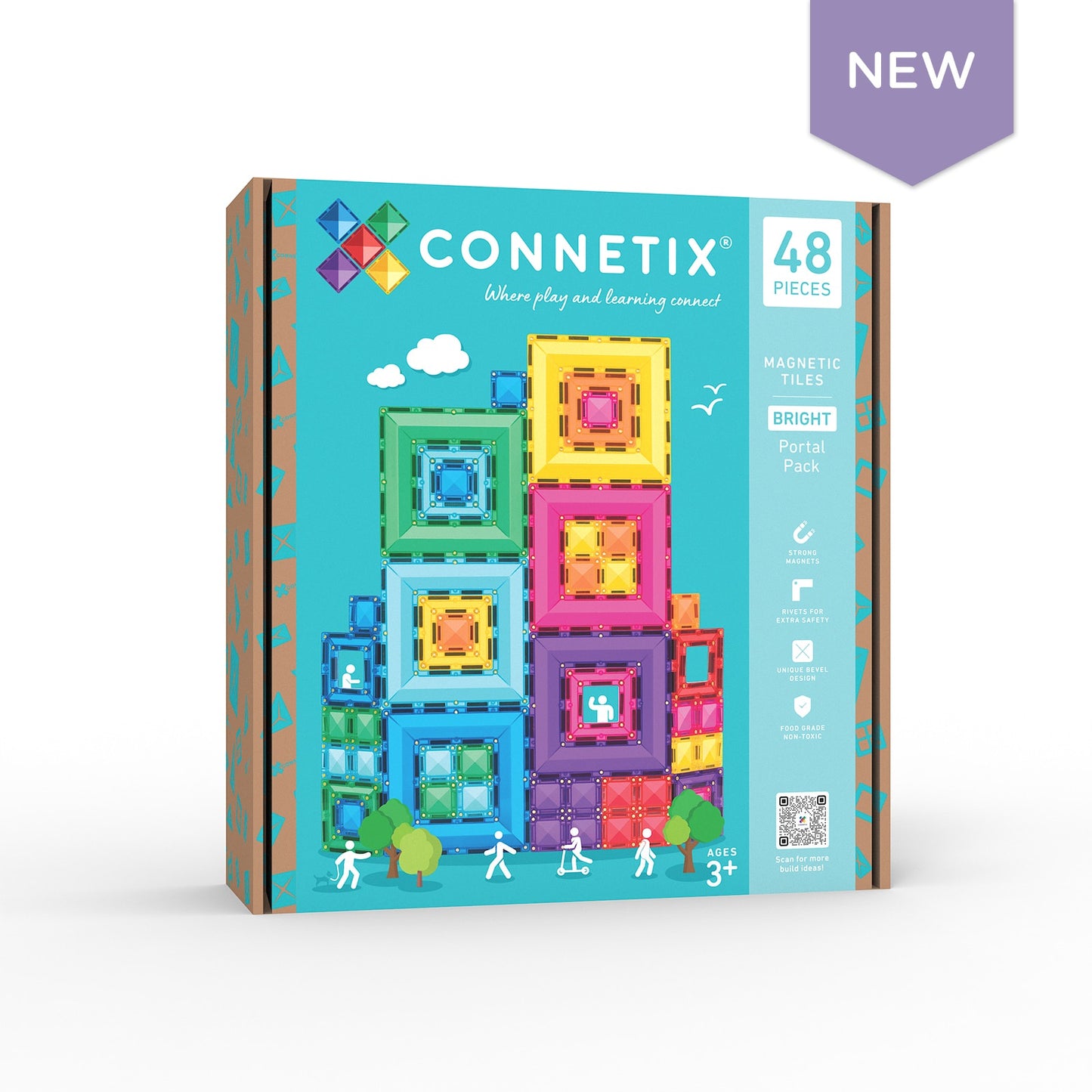 Connetix Bright Portal Pack (48 pcs)