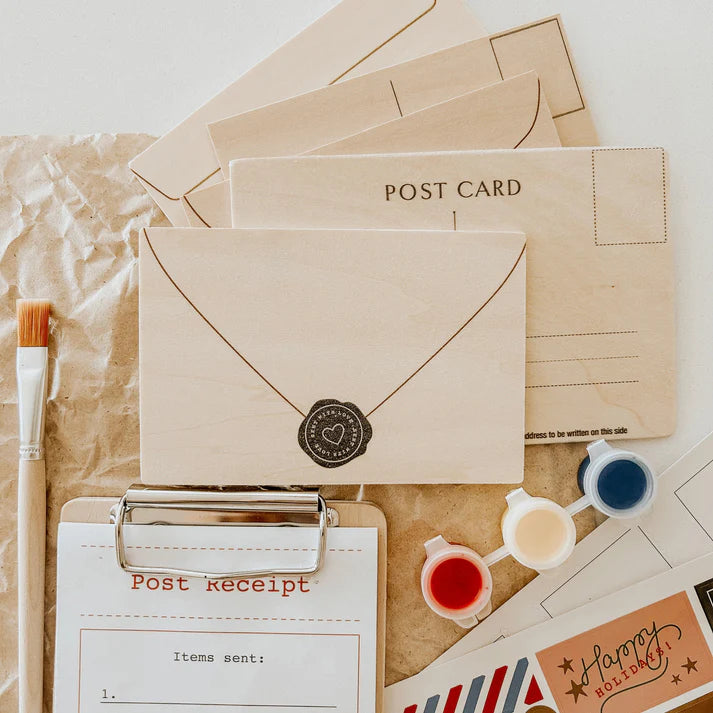 Post Box Letters Craft Kit - Wooden Toy