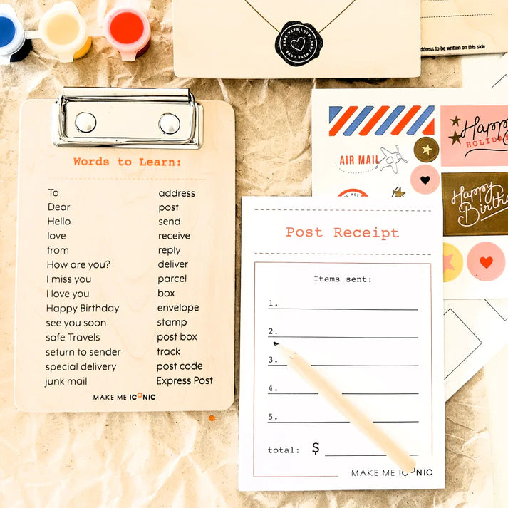 Post Box Letters Craft Kit - Wooden Toy