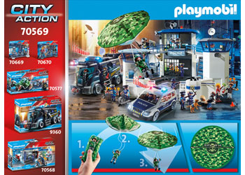 Playmobil - Police Parachute Search – product view 3