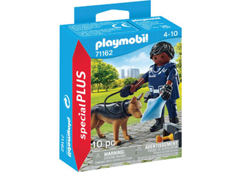 Playmobil - Policeman with Sniffer Dog – product view 1