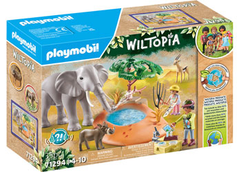 Playmobil - Elephant (with water shoot mechanism) at the water hole – product view 1