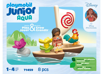 Playmobil - 1.2.3 & Disney: Moana's Sail Boat – product view 1