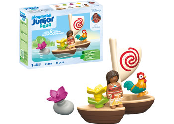 Playmobil - 1.2.3 & Disney: Moana's Sail Boat – product view 2