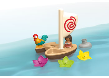 Playmobil - 1.2.3 & Disney: Moana's Sail Boat – product view 3