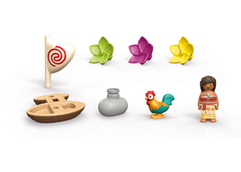 Playmobil - 1.2.3 & Disney: Moana's Sail Boat – product view 4