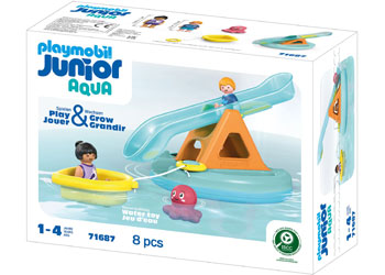Playmobil - Junior AQUA: Water Seesaw - Boat – product view 1