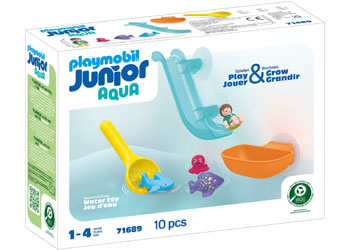 Playmobil - JUNIOR AQUA: Water Slide-Sea Animal – product view 1