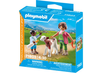 Playmobil - Farmer with Calf – product view 2