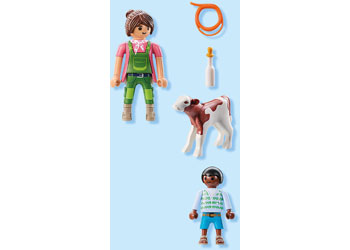 Playmobil - Farmer with Calf – product view 3
