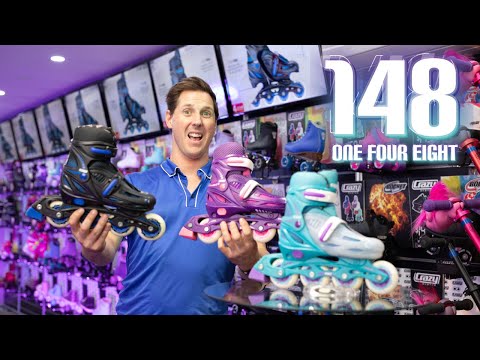 Crazy Skates 148 Inline Skates (Black & Purple Glitter)