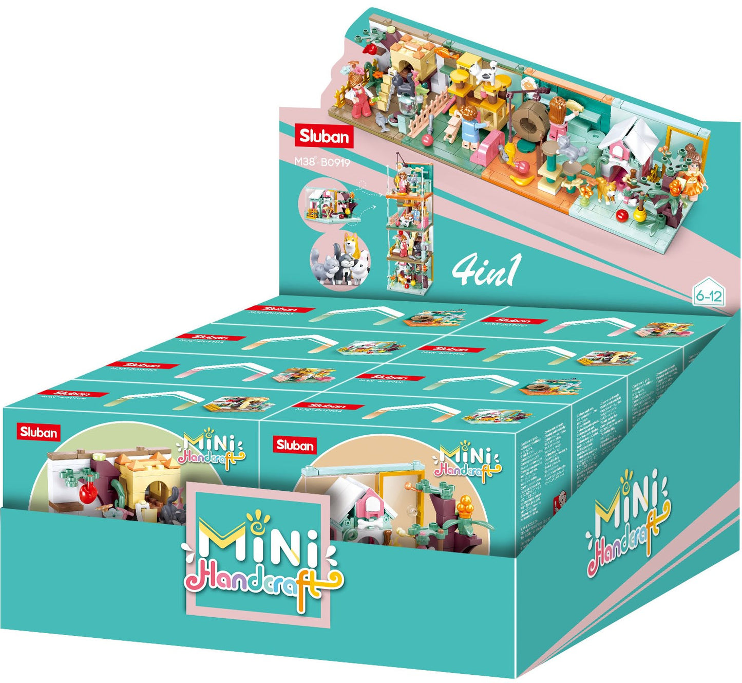 Sluban Mini Handcraft Pet Series – Collectable Brick Sets