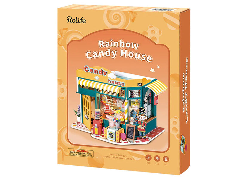 Rolife Rainbow Candy Mini House - DIY Miniature Kit