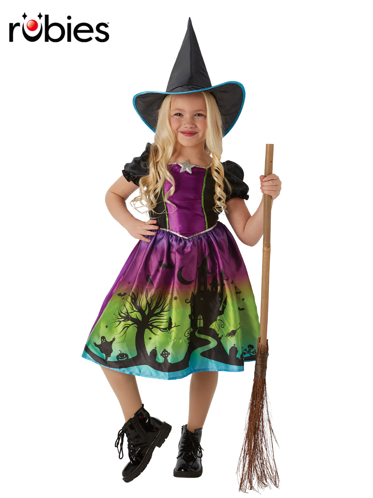Ombre Witch Costume – Child – original Rubie’s supplier image