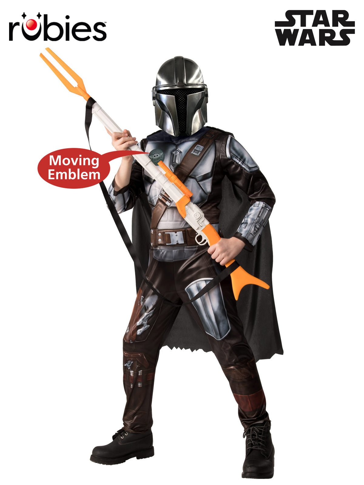 The Mandalorian Deluxe Costume – Child – original Rubie’s supplier image