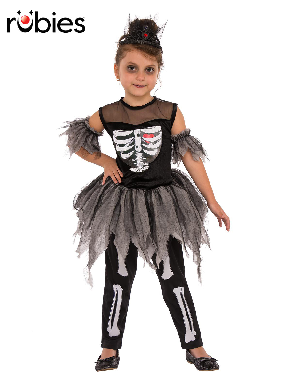 Skelerina Costume – Child – original Rubie’s supplier image