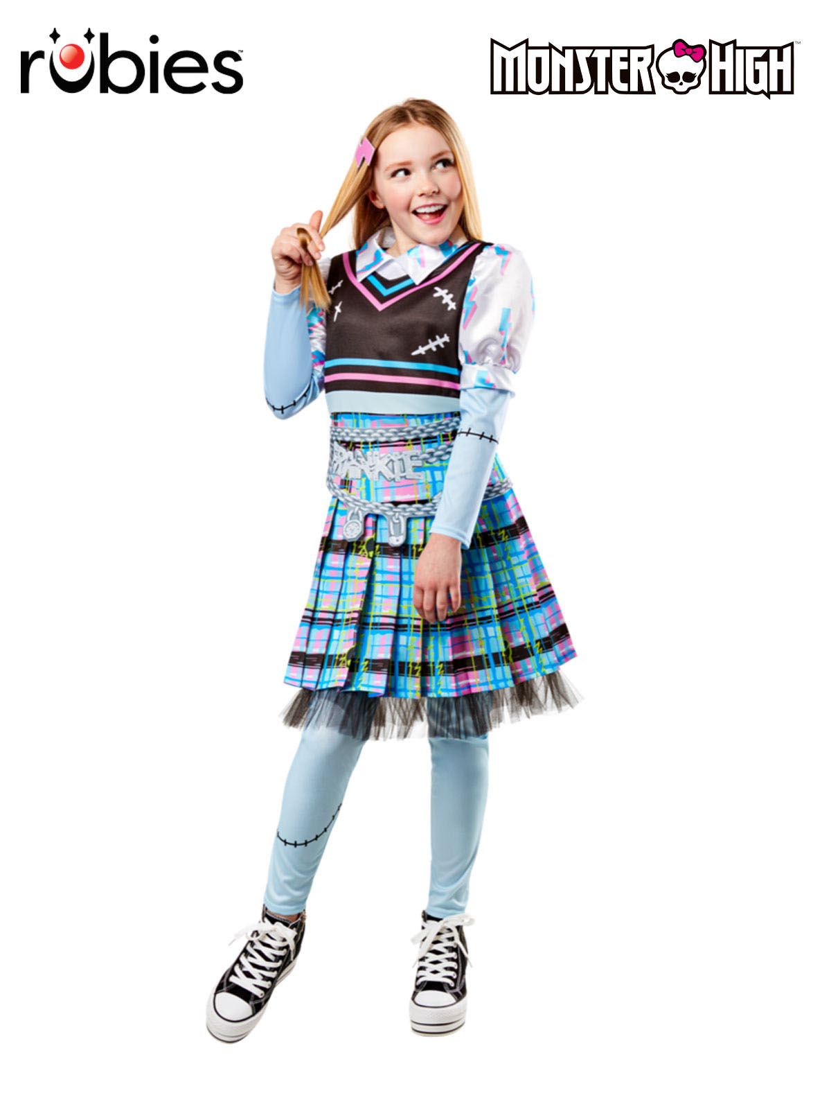 Frankie Stein Monster High Deluxe Costume – Child – original Rubie’s supplier image