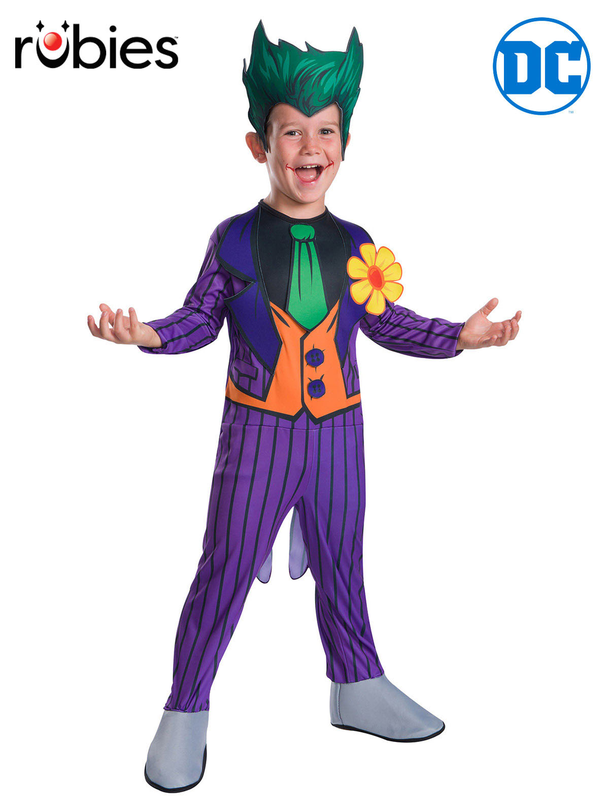 The Joker Classic Costume – Child – original Rubie’s supplier image