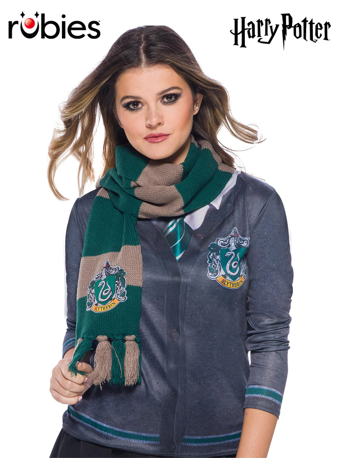 Slytherin Deluxe Scarf, One Size