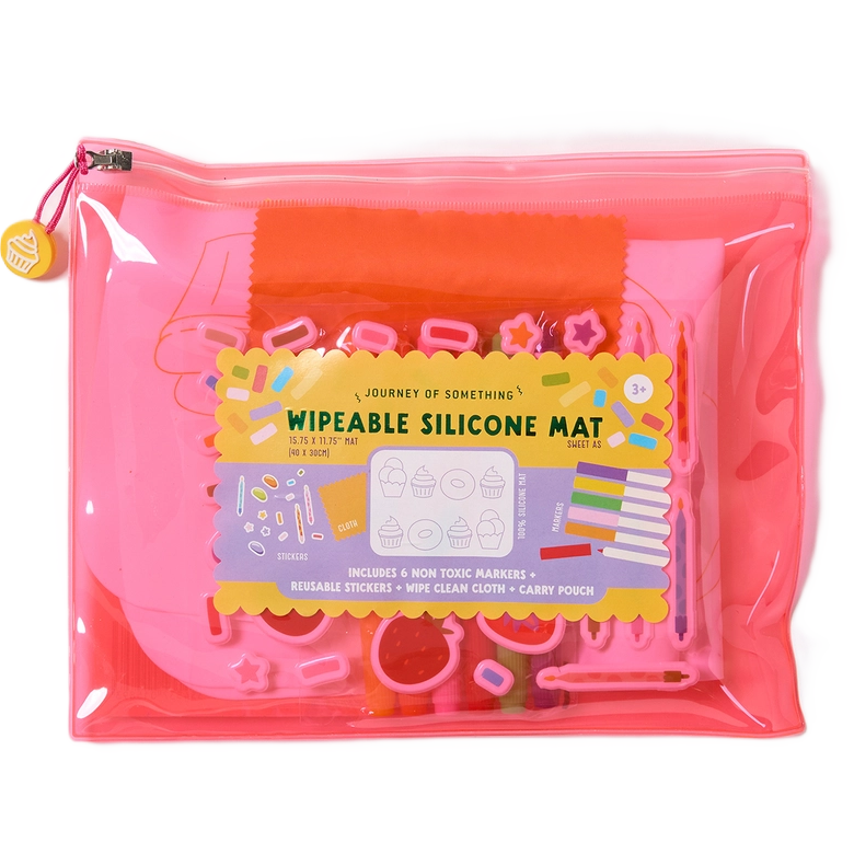 Wipeable Silicone Colouring Mat