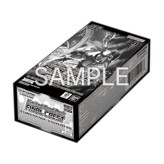 Digimon Card Game: Final Crest – Booster Box (6 Packs) [LM08]