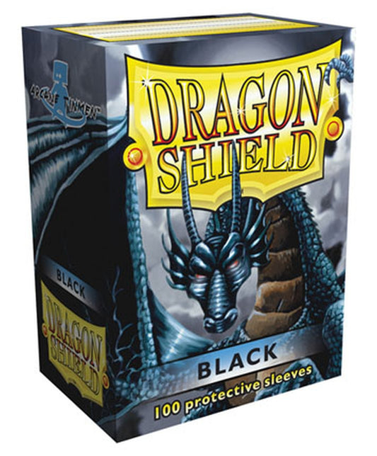 Dragon Shield Classic Standard Card Sleeves – Black – 100 Pack