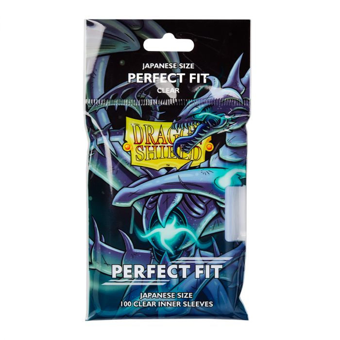 Dragon Shield Perfect Fit Japanese-Size Inner Sleeves – Clear – 100 Pack
