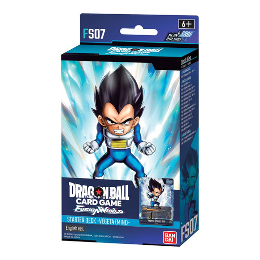 Dragon Ball Super Card Game: Fusion World – Vegeta (Mini) Starter Deck [FS07] – one retail deck product